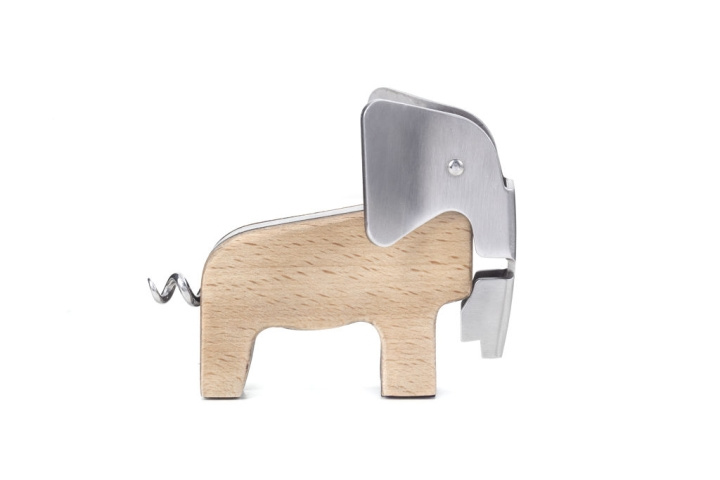 Kikkerland Elephant corkscrew (CS21) in the group HOME, HOUSEHOLD & GARDEN / Kitchen utensils / Wine & Drink accessories at TP E-commerce Nordic AB (C92781)