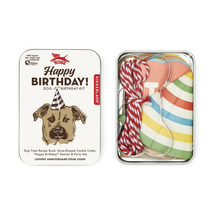 Kikkerland Dog Birthday Kit (DIG03) in the group HOME, HOUSEHOLD & GARDEN / Pet Accessories / Dog at TP E-commerce Nordic AB (C92800)