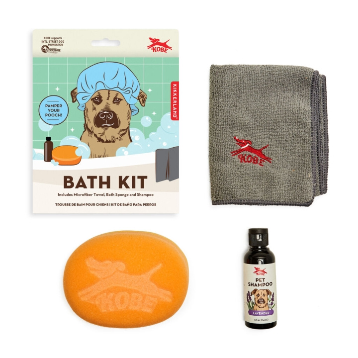 Kikkerland Bath Kit (DIG37) in the group HOME, HOUSEHOLD & GARDEN / Pet Accessories / Dog at TP E-commerce Nordic AB (C92812)