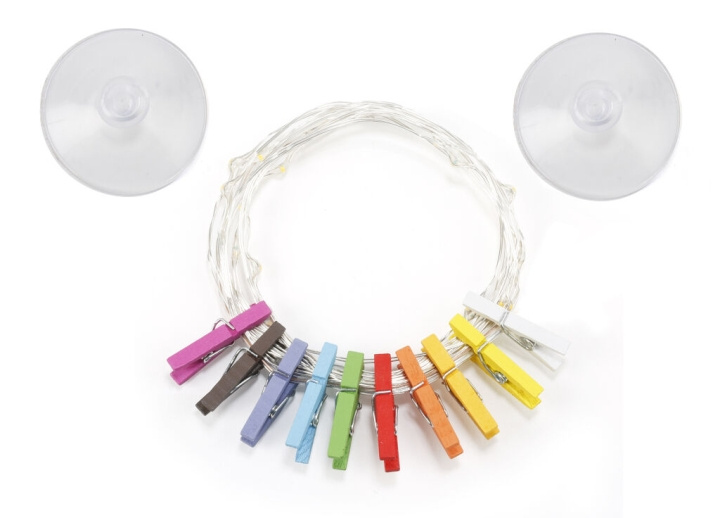 Kikkerland Mini Clothspin String Lights (LT17-EU) in the group HOME ELECTRONICS / Lighting / Other lighting at TP E-commerce Nordic AB (C92834)