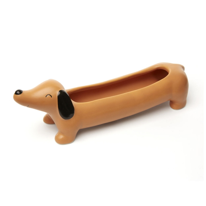 Kikkerland Daisy The Dachshund Planter (PL17) in the group Sport, leisure & Hobby / Fun stuff / Fun stuff at TP E-commerce Nordic AB (C92844)