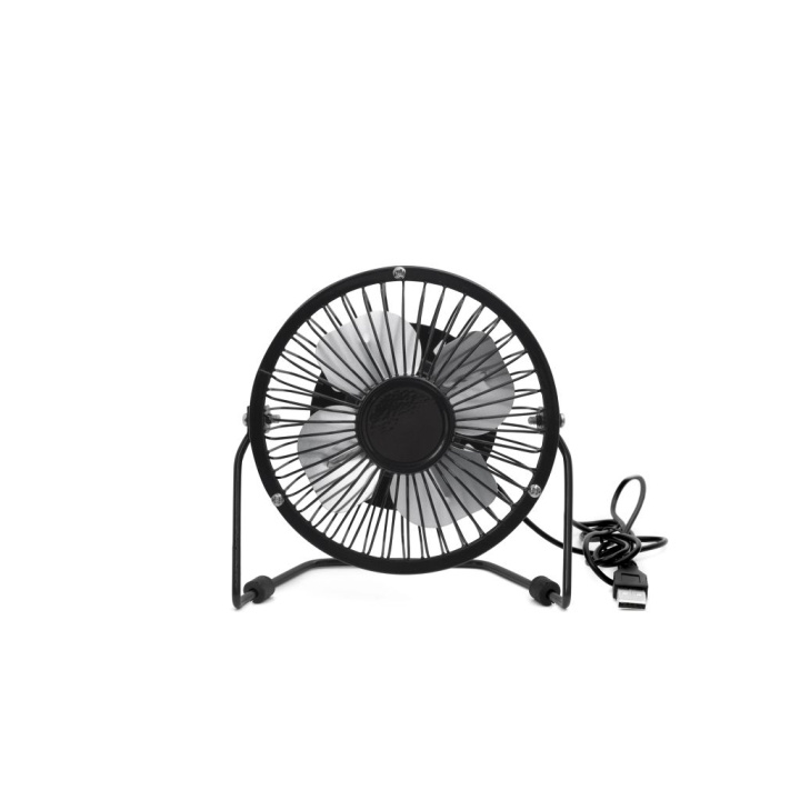 Kikkerland Usb Metal Desk Fan - Black (US143-BK-EU) in the group Sport, leisure & Hobby / Fun stuff / Smart home at TP E-commerce Nordic AB (C92852)