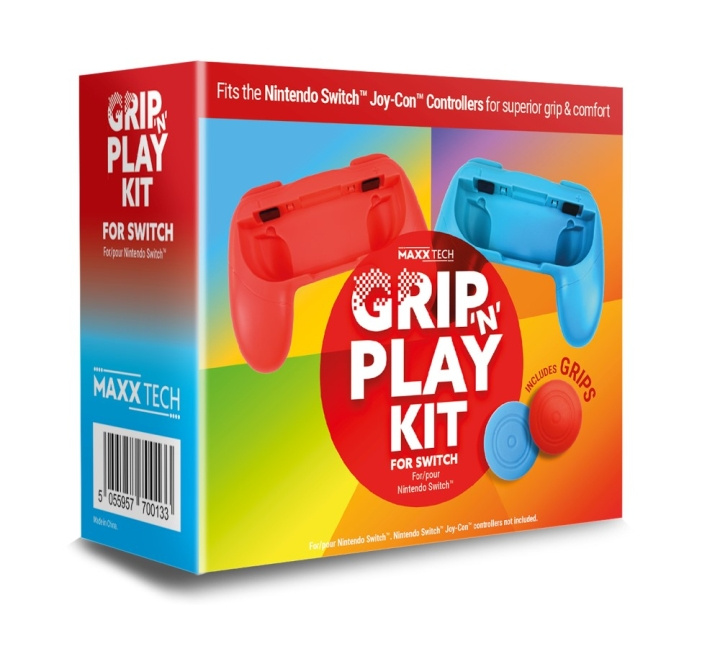 Maxx Tech Grip \'n\' Play Kit for Switch in the group HOME ELECTRONICS / Game consoles & Accessories / Nintendo Switch / Accessories at TP E-commerce Nordic AB (C92877)