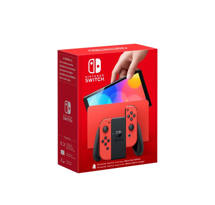 Nintendo Switch – OLED Console Model (Mario Red Edition) in the group HOME ELECTRONICS / Game consoles & Accessories / Nintendo Switch / Consoles at TP E-commerce Nordic AB (C92946)