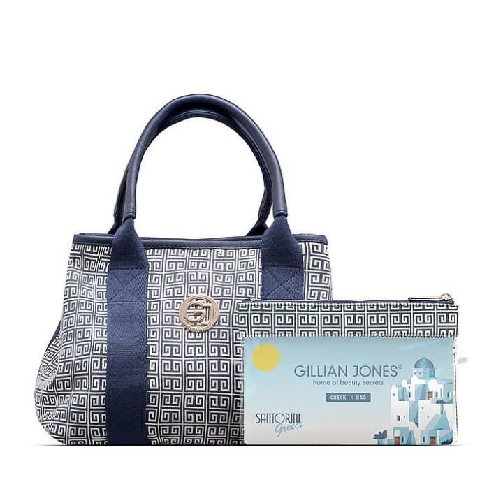 Gillian Jones Mary Bag - Santorini Print Mary in the group HOME, HOUSEHOLD & GARDEN / Bathroom / Toilet bags at TP E-commerce Nordic AB (C92958)