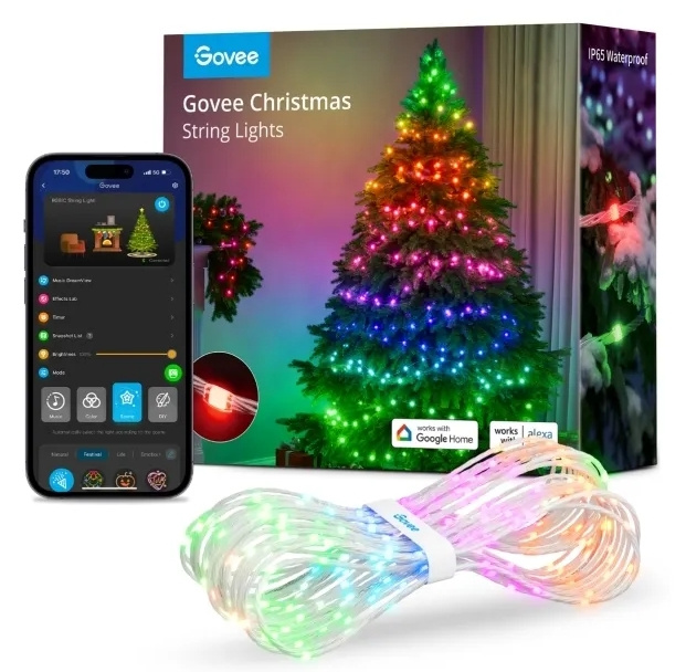 Govee Christmas Lights - 20m in the group HOME, HOUSEHOLD & GARDEN / Smart home / Smart Lights at TP E-commerce Nordic AB (C92967)