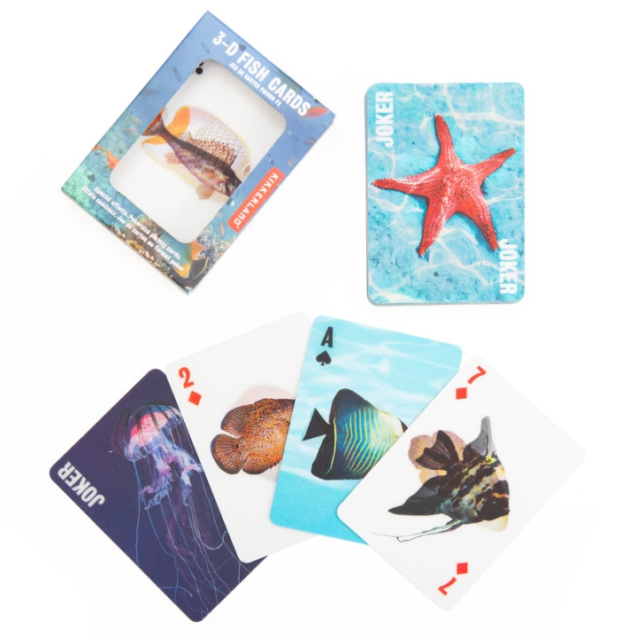 Kikkerland Fish 3D Cards in the group TOYS, KIDS & BABY PRODUCTS / Games / Card games at TP E-commerce Nordic AB (C92999)