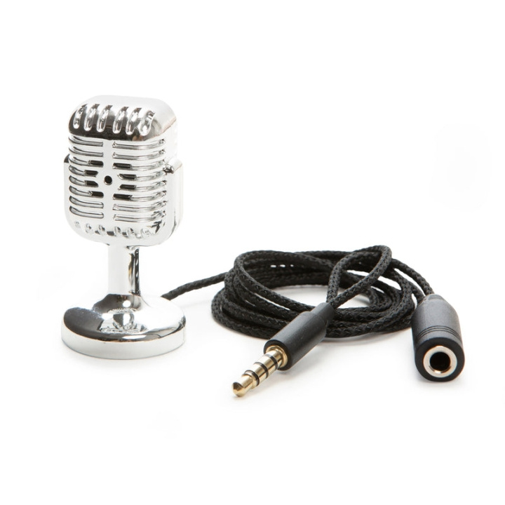 Kikkerland Retro Mini Microphone in the group COMPUTERS & PERIPHERALS / Computer accessories / Microphones at TP E-commerce Nordic AB (C93021)