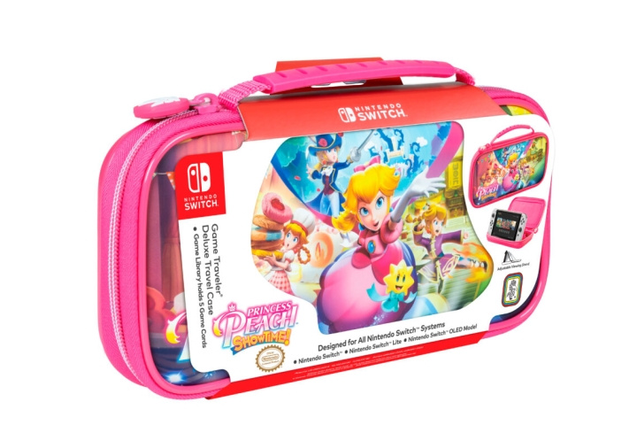 Nintendo Switch Deluxe Travel Case (Princess Peach ShowTime) in the group HOME ELECTRONICS / Game consoles & Accessories / Nintendo Switch / Accessories at TP E-commerce Nordic AB (C93062)