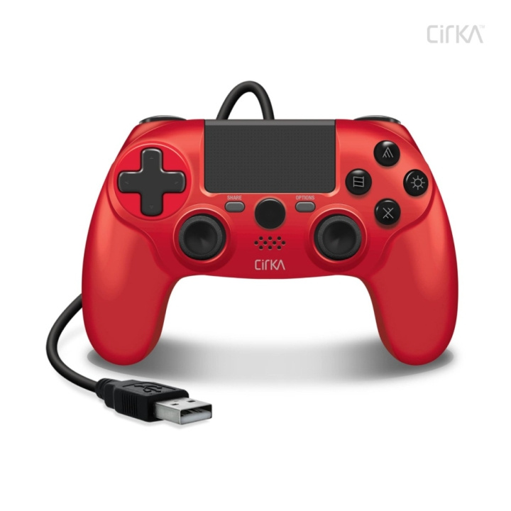 Hyperkin Nuforce Wired Controller For PS4/ PC/ Mac (Red) in the group HOME ELECTRONICS / Game consoles & Accessories / Sony PlayStation 4 at TP E-commerce Nordic AB (C93088)