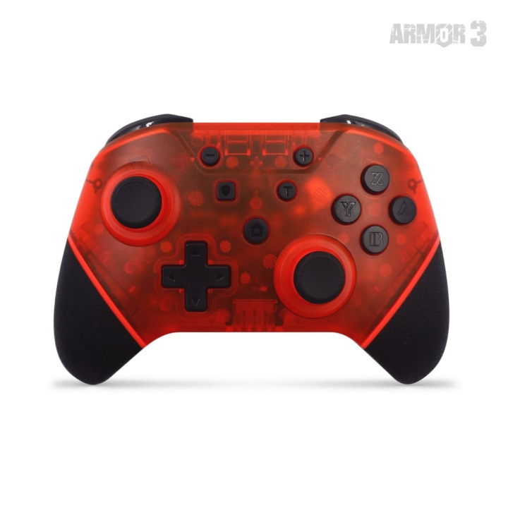 Hyperkin Nuchamp Wireless Controller Red Led - Switch in the group HOME ELECTRONICS / Game consoles & Accessories / Nintendo Switch / Accessories at TP E-commerce Nordic AB (C93095)