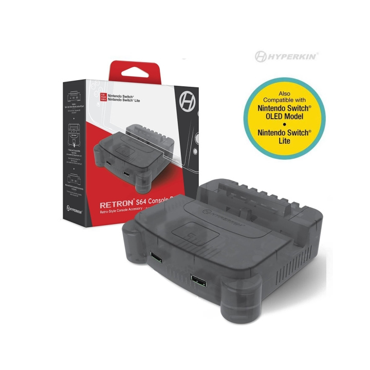 Hyperkin Retron S64 Console Dock- Switch (Smoke Gray) in the group HOME ELECTRONICS / Game consoles & Accessories / Nintendo Switch / Accessories at TP E-commerce Nordic AB (C93098)