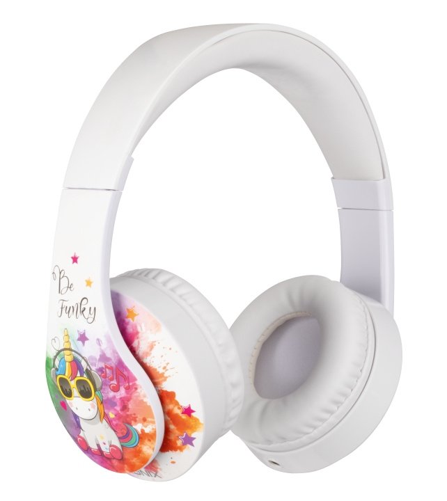 Konix Unik Wired Universal Headset Be Funky in the group HOME ELECTRONICS / Audio & Picture / Headphones & Accessories / Headphones at TP E-commerce Nordic AB (C93119)