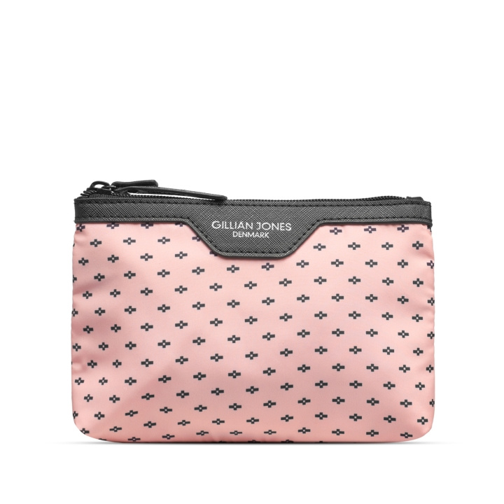 Gillian Jones Makeup purse - Rose w/ black print in the group HOME, HOUSEHOLD & GARDEN / Bathroom / Toilet bags at TP E-commerce Nordic AB (C93129)