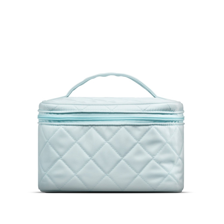 Gillian Jones Beauty Box in quilted nylon Blue in the group HOME, HOUSEHOLD & GARDEN / Bathroom / Toilet bags at TP E-commerce Nordic AB (C93132)