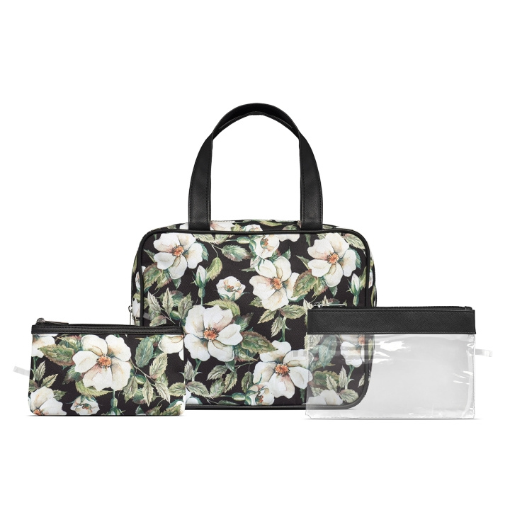 Gillian Jones 3-piece cosmetic bag set with flight check in bag in the group HOME, HOUSEHOLD & GARDEN / Bathroom / Toilet bags at TP E-commerce Nordic AB (C93135)