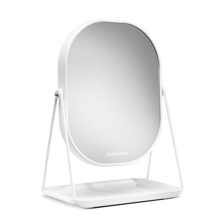 Gillian Jones Table Mirror With Tray White in the group BEAUTY & HEALTH / Makeup / Make up mirror at TP E-commerce Nordic AB (C93136)