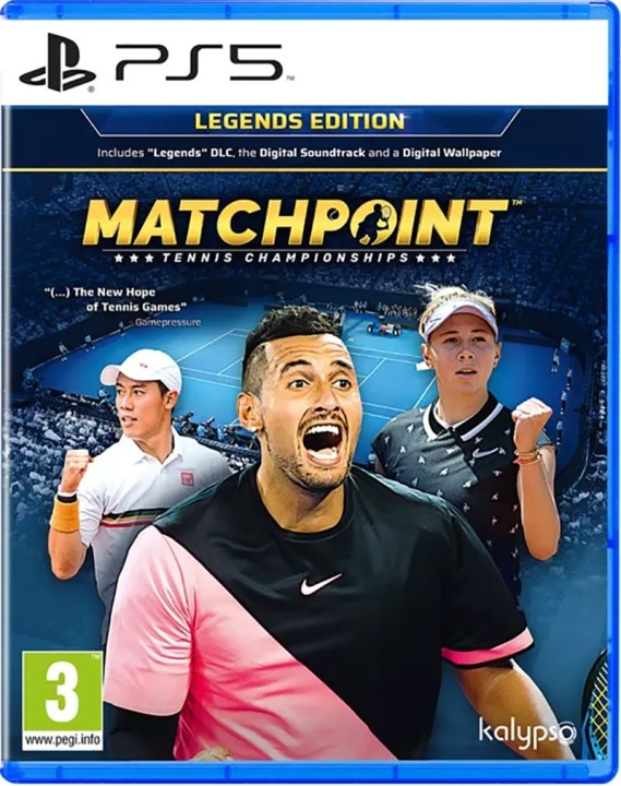 Kalypso Matchpoint: Tennis Championships (Legends Edition) in the group HOME ELECTRONICS / Game consoles & Accessories / Sony PlayStation 5 / Games at TP E-commerce Nordic AB (C93155)