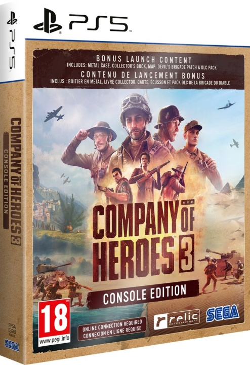 Sega Company of Heroes 3 (Steelbook Edition) in the group HOME ELECTRONICS / Game consoles & Accessories / Sony PlayStation 5 at TP E-commerce Nordic AB (C93180)