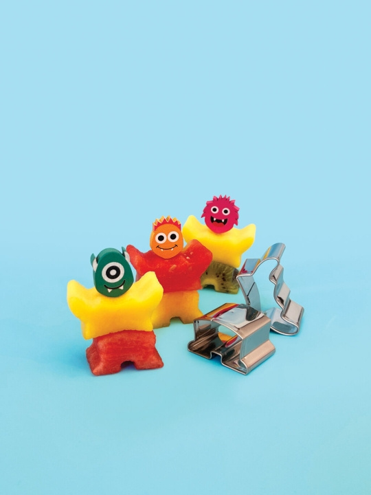 Kikkerland Monster Fruit Cutters in the group Sport, leisure & Hobby / Fun stuff / Fun stuff at TP E-commerce Nordic AB (C93199)