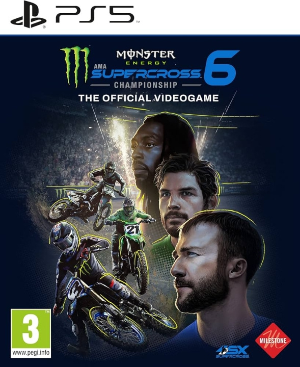 Milestone Monster Energy Supercross – The Official Videogame 6 in the group HOME ELECTRONICS / Game consoles & Accessories / Sony PlayStation 5 / Games at TP E-commerce Nordic AB (C93278)