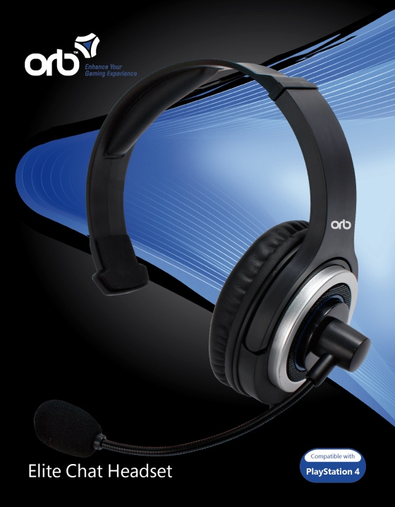 ORB Playstation 4 - Elite Chat Headset (ORB) in the group HOME ELECTRONICS / Game consoles & Accessories / Sony PlayStation 4 at TP E-commerce Nordic AB (C93283)