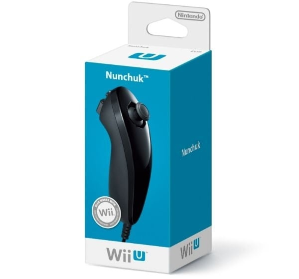 Nintendo Nunchuck Black (Nintendo) in the group HOME ELECTRONICS / Game consoles & Accessories / Nintendo Wii U at TP E-commerce Nordic AB (C93286)