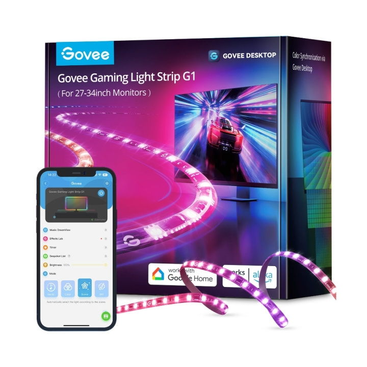 Govee Gaming Lightstrip G1 in the group HOME, HOUSEHOLD & GARDEN / Smart home / Smart Lights at TP E-commerce Nordic AB (C93303)