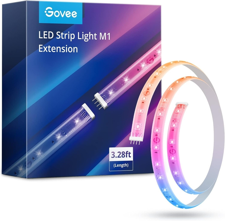 Govee RGBICW LED Strip Lights 1m Extension in the group HOME, HOUSEHOLD & GARDEN / Smart home / Smart Lights at TP E-commerce Nordic AB (C93312)