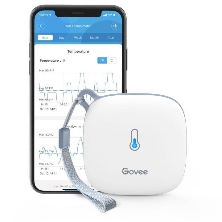 Govee WiFi Thermometer Hygrometer in the group HOME, HOUSEHOLD & GARDEN / Smart home / Smart home systems at TP E-commerce Nordic AB (C93359)