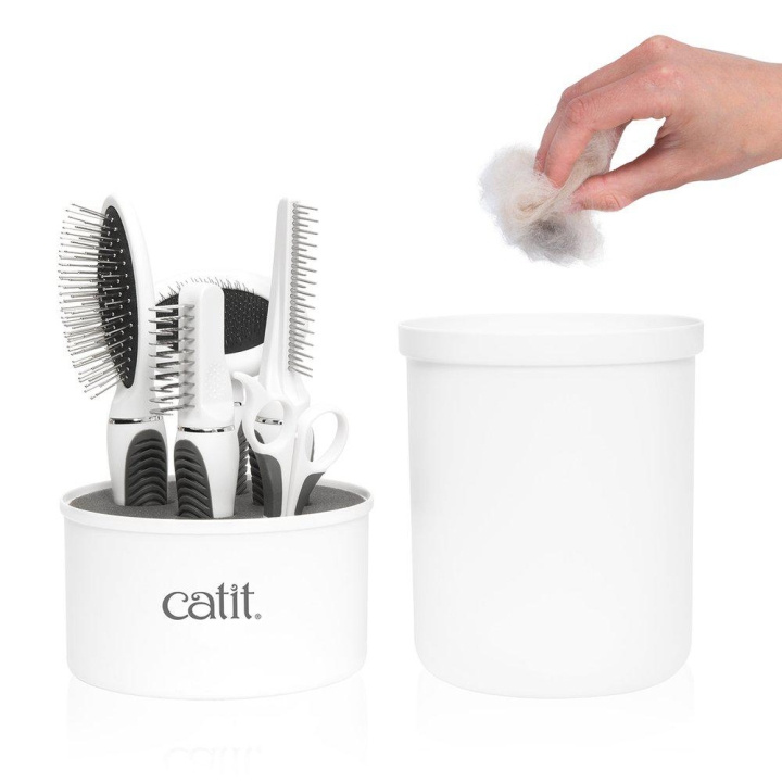 catit Grooming Kit Long Hair - (730.0350) in the group HOME, HOUSEHOLD & GARDEN / Pet Accessories / Cat at TP E-commerce Nordic AB (C93373)