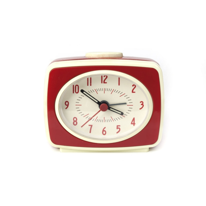 Kikkerland Small Classic Alarm Clock Red (AC14-RD-EU) in the group HOME, HOUSEHOLD & GARDEN / Watches & Counters / Alarmclocks at TP E-commerce Nordic AB (C93394)