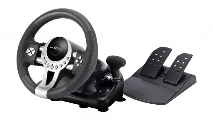 Maxx Tech Pro Racing Wheel Kit (PC, Switch, PS4, XBX) in the group COMPUTERS & PERIPHERALS / GAMING / Gaming accessories at TP E-commerce Nordic AB (C93415)