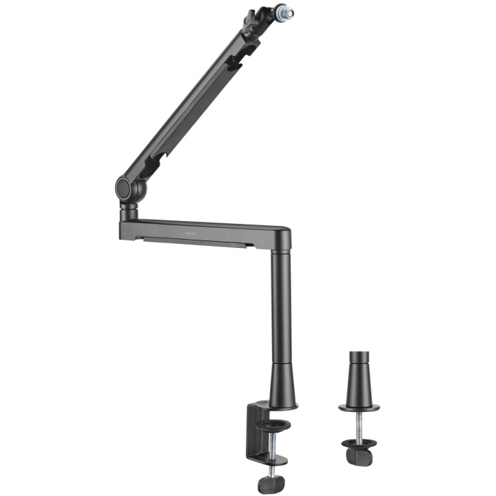 LogiLink Professionell studiomikrofonarm med kabelhantering Aluminium Svart in the group COMPUTERS & PERIPHERALS / Computer accessories / Microphones at TP E-commerce Nordic AB (C93475)