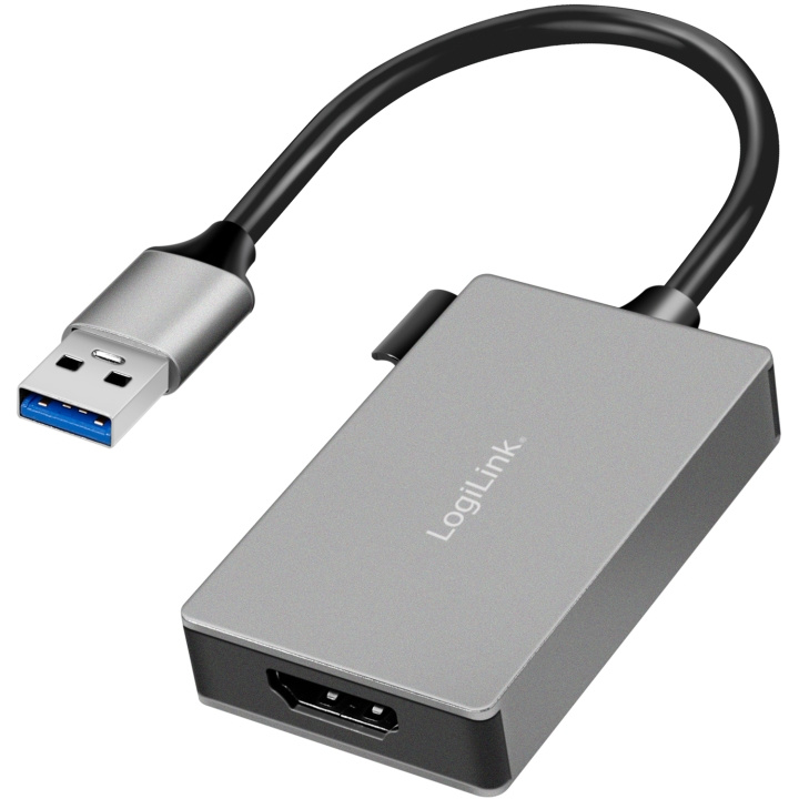 LogiLink USB-A 3.0 -> HDMI-Hona Adapter 1080p 0,15m in the group HOME ELECTRONICS / Cables & Adapters / HDMI / Adapters at TP E-commerce Nordic AB (C93486)