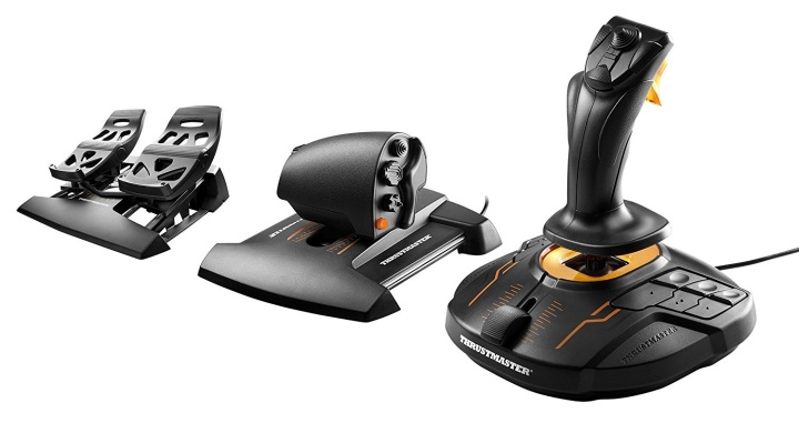 ThrustMaster T16000M FCS Flight Pack Includes Joystick Throttle and Rudder Pedals in the group COMPUTERS & PERIPHERALS / GAMING / Gaming accessories at TP E-commerce Nordic AB (C93549)