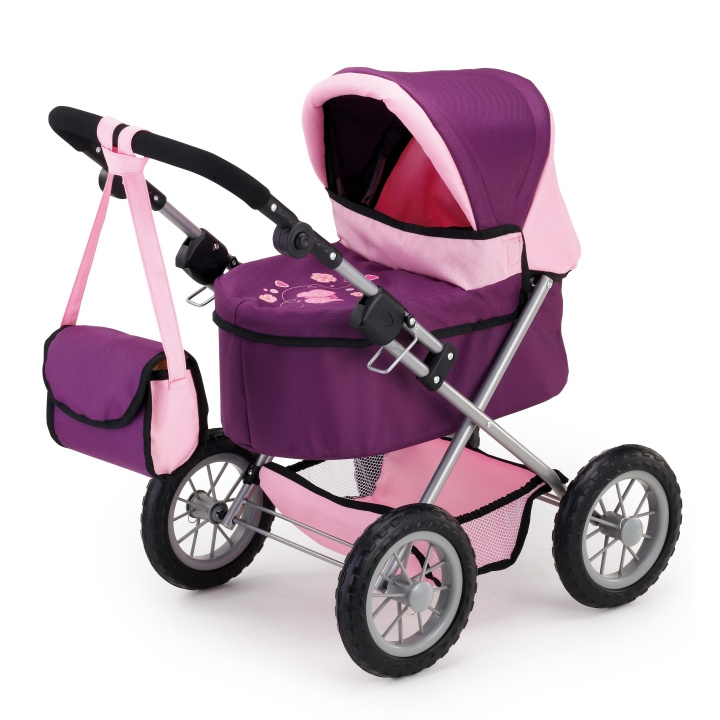 Bayer Dolls Pram - Trendy - Plum (13057AA) in the group TOYS, KIDS & BABY PRODUCTS / Toys / Docks & Accessories at TP E-commerce Nordic AB (C93623)