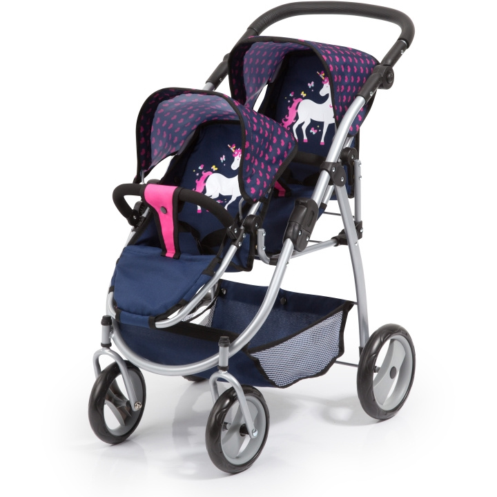 Bayer Twin Pram - Navy (26554AA) in the group TOYS, KIDS & BABY PRODUCTS / Toys / Docks & Accessories at TP E-commerce Nordic AB (C93626)