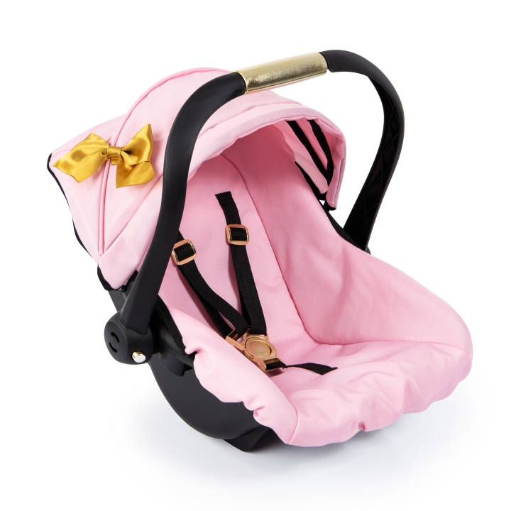 Bayer Deluxe Car Seat with Cannopy - Gold Bow (67990AA) in the group TOYS, KIDS & BABY PRODUCTS / Toys / Docks & Accessories at TP E-commerce Nordic AB (C93632)