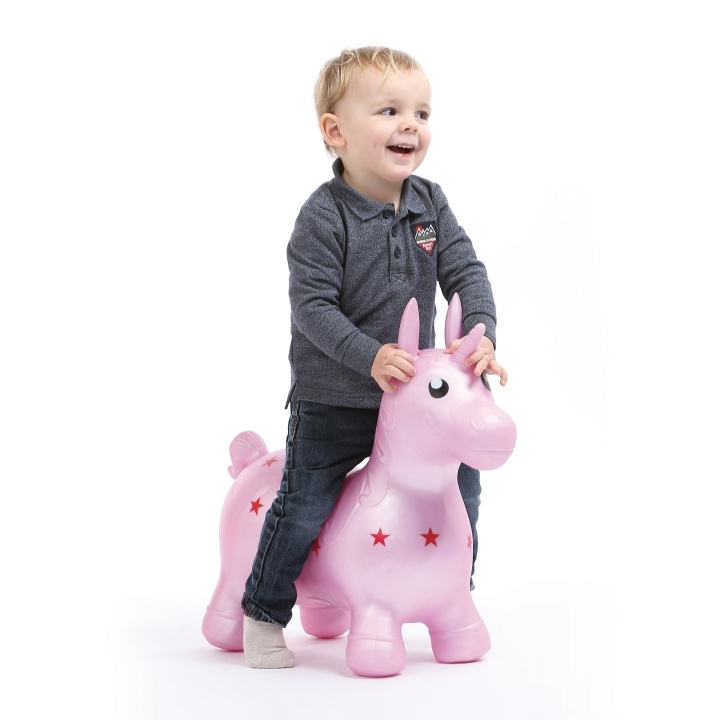 LUDI My bouncing unicorn (90008) in the group TOYS, KIDS & BABY PRODUCTS / Baby toys / stuffed animals at TP E-commerce Nordic AB (C93641)