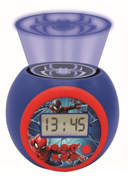 Lexibook Spider-Man - Projector Alarm Clock (RL977SP) in the group HOME, HOUSEHOLD & GARDEN / Watches & Counters / Alarmclocks at TP E-commerce Nordic AB (C93669)