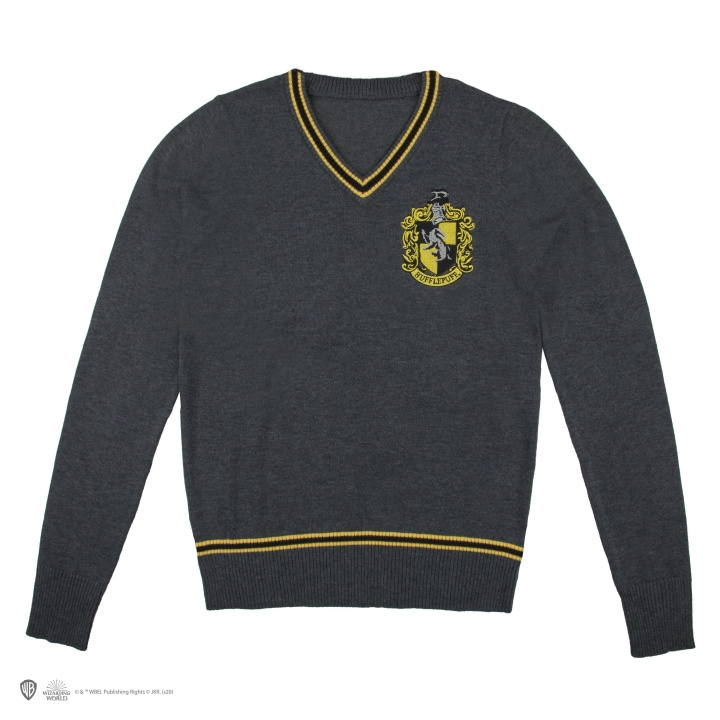 Harry Potter Hufflepuff - Grey Knitted Sweater - Small in the group Sport, leisure & Hobby / Accessories / T-shirts at TP E-commerce Nordic AB (C93677)