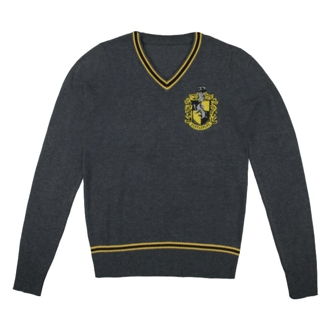 Harry Potter Hufflepuff - Grey Knitted Sweater - Large in the group Sport, leisure & Hobby / Accessories / T-shirts at TP E-commerce Nordic AB (C93678)