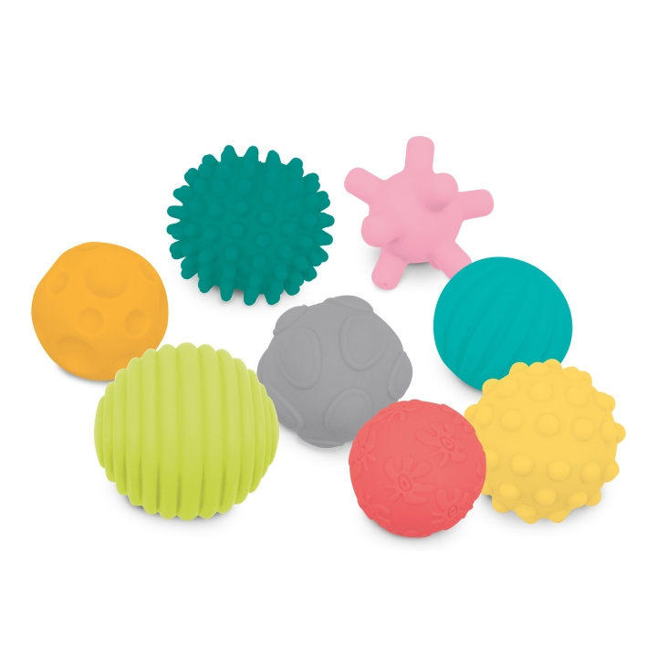 LUDI – Sensory Balls - 8 pcs. (LU30055) in the group TOYS, KIDS & BABY PRODUCTS / Baby toys / Activity toys at TP E-commerce Nordic AB (C93709)