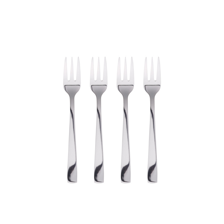 RAW Cakeforks - Silver - 4 pcs (15837) in the group HOME, HOUSEHOLD & GARDEN / Kitchen utensils / Other kitchen tools at TP E-commerce Nordic AB (C93781)