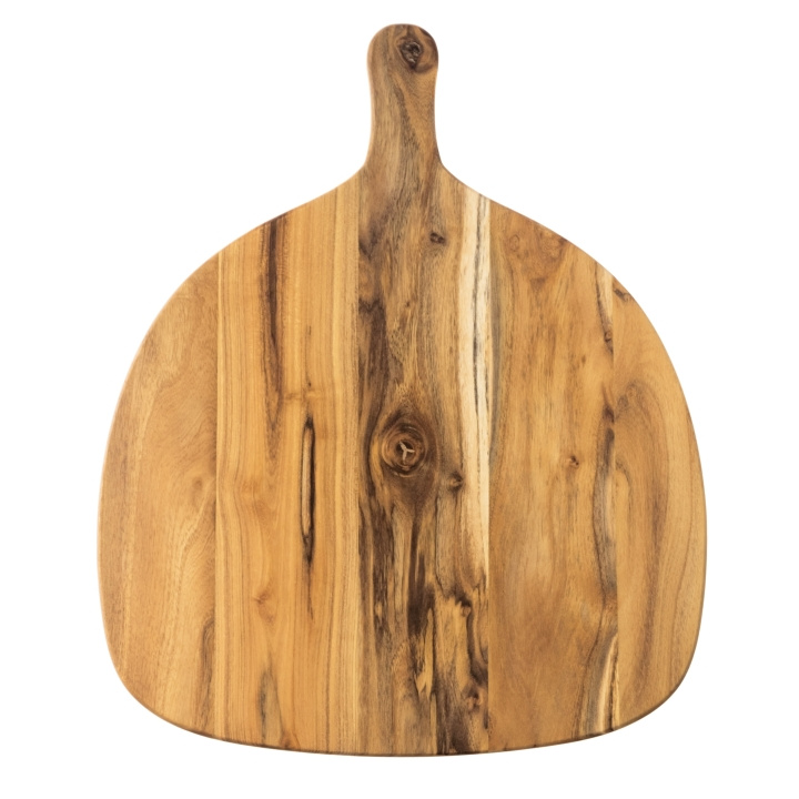 RAW Teak Wood - Pizza / serving board - 46 x 37,8 cm (15472) in the group HOME, HOUSEHOLD & GARDEN / Kitchen utensils / Other kitchen tools at TP E-commerce Nordic AB (C93782)