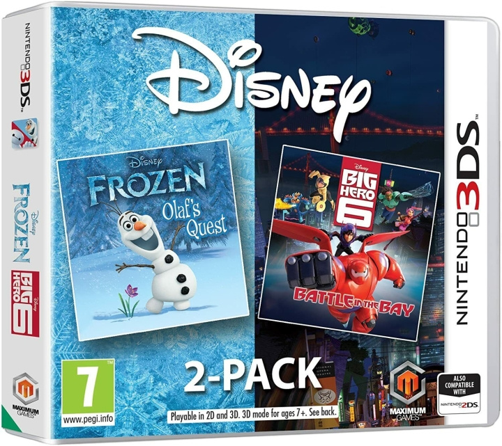 Maximum Games Disney Frozen Big Hero 6 Double pack (3DS) in the group HOME ELECTRONICS / Game consoles & Accessories / Nintendo 3DS at TP E-commerce Nordic AB (C93841)