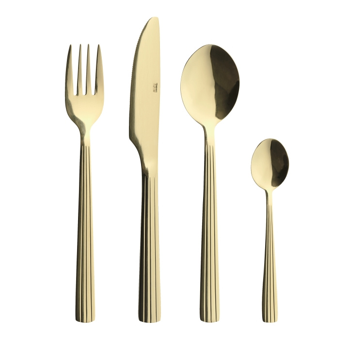 RAW Cutlery 24 pcs giftbox - Champagne gold (14630) in the group HOME, HOUSEHOLD & GARDEN / Kitchen utensils / Other kitchen tools at TP E-commerce Nordic AB (C93933)