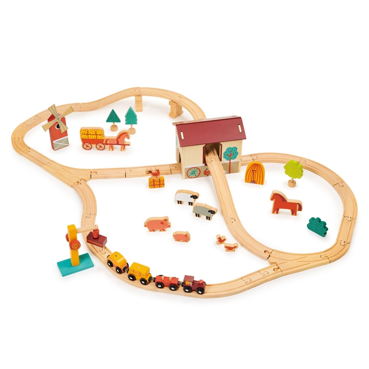 Mentari Train Set - Farmyard (MT7703) in the group TOYS, KIDS & BABY PRODUCTS / Toys / Play set at TP E-commerce Nordic AB (C93969)