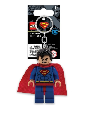 LEGO - DC Comics - LED Keychain - Superman (4002036-KE39H) in the group Sport, leisure & Hobby / Accessories / Other accessories at TP E-commerce Nordic AB (C93983)